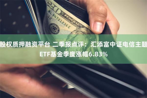 股权质押融资平台 二季报点评：汇添富中证电信主题ETF基金季度涨幅6.83%