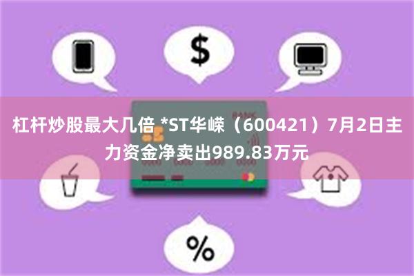 杠杆炒股最大几倍 *ST华嵘（600421）7月2日主力资金净卖出989.83万元