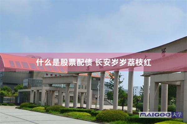 什么是股票配债 长安岁岁荔枝红